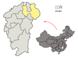 Standort der Gerichtsbarkeit der Stadt Shangrao in Jiangxi