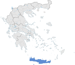 Location of Crete Region