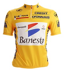 Tour de France 1995 geel trui (Miguel Indurain) .jpg
