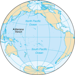 太平洋の地図