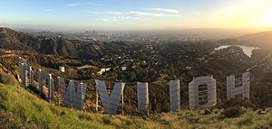 Hollywood visto desde el letrero de Hollywood