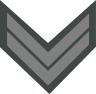 Insignia of a draftee Hellenic army sergeant belonging to the infantry.