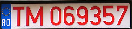 440px Romania license plate Timi%C8%99oara 01
