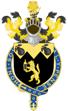 Coat of Arms of Sir Thomas Raymond Dunne.svg