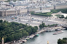 Place de la Concorde จากหอไอเฟลปารีสเมษายน 2554.jpg
