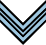 Insignia of a draftee Hellenic air force sergeant.