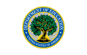 Flagge des Bildungsministeriums der Vereinigten Staaten.svg