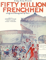 Fifty Million Frenchmen Sheet Music cover.png