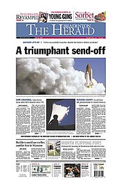 The Herald (เบรเดนตัน) front page.jpg
